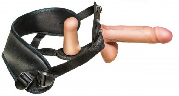 Страпон с внутренней втулкой "Woman Strap 6" реалистичный 