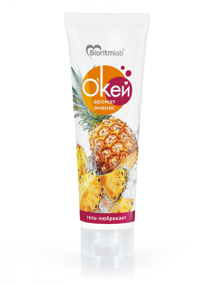Гель на водной основе "О-кей" с ароматом ананаса, 50ml 