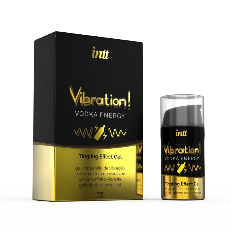 Сыворотка с вибрацией "Intt Vodka Drink Energy" вкус водка-энергетик 