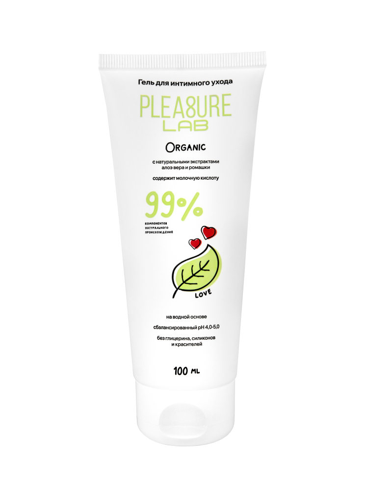Гель на водной основе "Pleasure Lab Organic" 100ml 