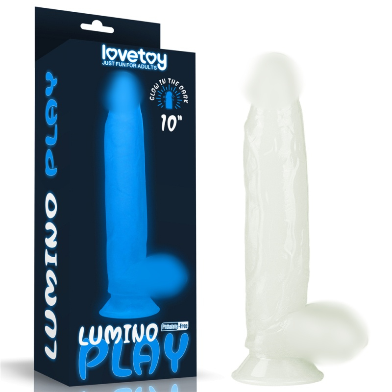 Фаллоимитатор светящийся в темноте "Lumino Play 10" 