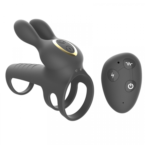 Эрекционное кольцо-эректор-насадка с вибрацией "NV Toys Dooley" на дистанционном управлении 