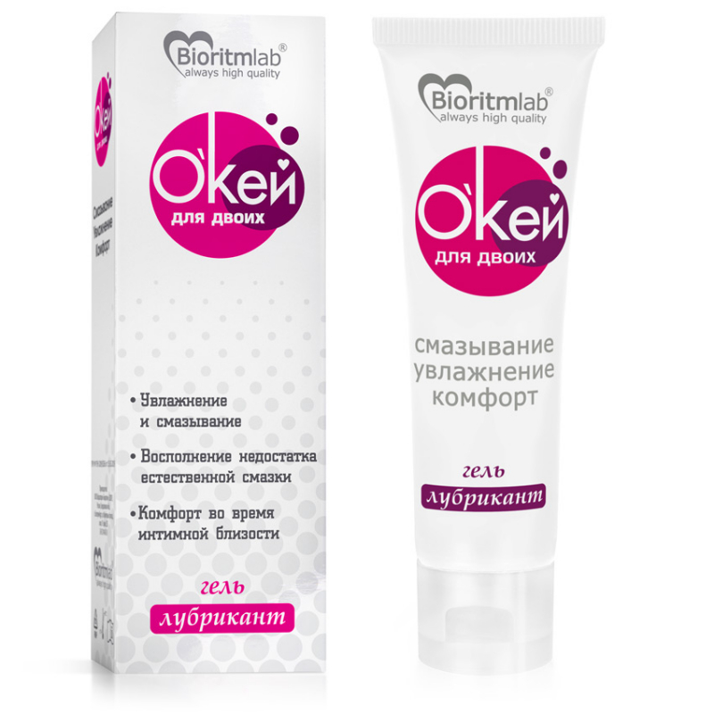Гель для двоих "О-кей" на водной основе, 100ml 
