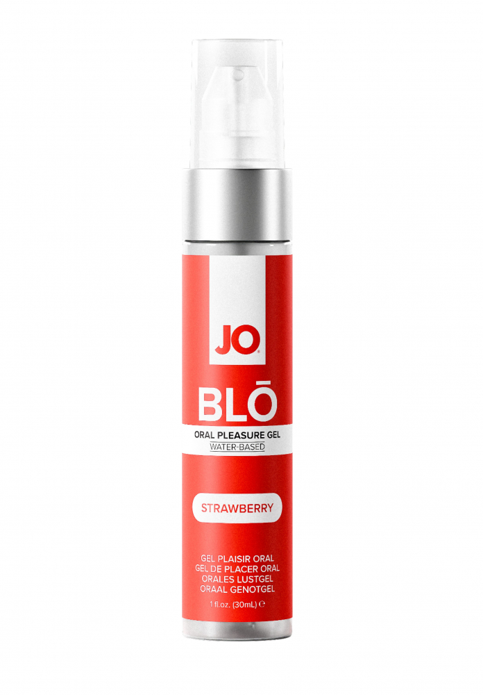 Сыворотка возбуждающая для глубокого минета "JO Blo Strawberry" со вкусом клубники, 30ml 